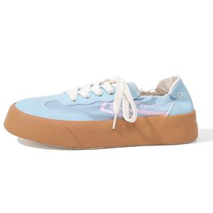 Feiyue Нескользящие износостойкие низкие кроссовки для скейтбординга женские светло-голубые розовые