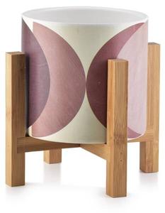 Цветочный горшок Mondex AVA, 14x14x14 см цвет hochglanz beige