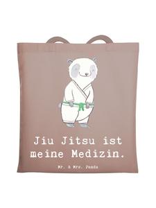 Mr. & Mrs. Panda Сумка для джиу-джитсу "Панда" с надписью пастельно-коричневого цвета