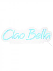 Butlers Светодиодная неоновая подсветка Ciao Bella синего цвета