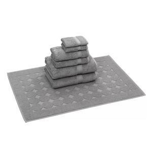 Linum Домашний текстиль, набор из 7 предметов из турецкого хлопка Sinemis, махровые банные полотенца, темно-серый