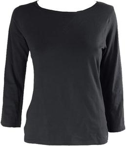 Женский топ Calvin Klein с рукавами 3/4, Black