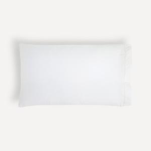 Атласная хлопковая наволочка 300 ниток. El Corte Inglés, белый