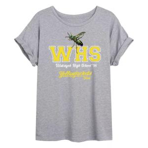 Футболка с струящимся логотипом Juniors' Yellowjackets WHS Licensed Character
