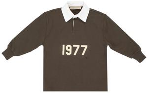 Детская регбийная футболка "Fear of God Essentials" Henley, черный