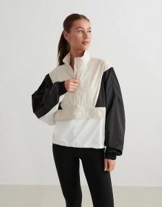 Aim'n – Café au Lait Balance Blocked – Ветровка бежевого цвета