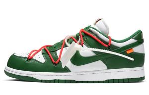 Кроссовки Nike Dunk Low Off White Pine Green