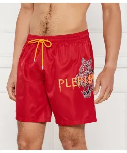 Пляжные шорты Regular fit Plein Sport, красный