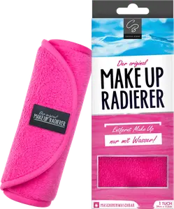 Салфетка для ластика MakeUp розовая 1 шт. Der original MakeUp Radierer