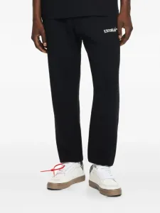 Спортивные брюки с манжетами и геральдическими стрелами OFF-WHITE, белый