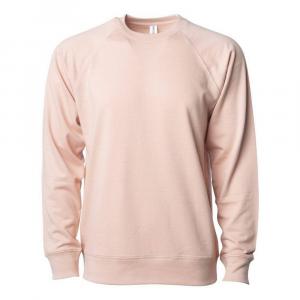 Легкий толстовка с круглым вырезом Independent Trading Co. Icon с застежкой на спине и круглым вырезом, цвет Rose