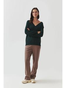 Свитер темно-зеленого цвета TATUUM