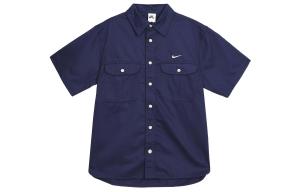 Рубашка мужская темно-синяя Nike, темно-синий