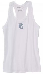 Женская майка Perfect Game с круглым вырезом, белый/мягко-синий