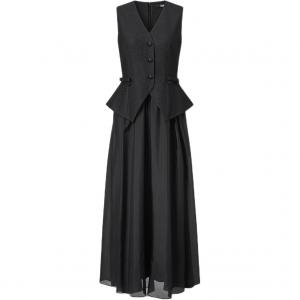 KARL LAGERFELD / Karl Lagerfeld Jeans Karl Lagerfeld SS25 безрукавное платье Women's Black