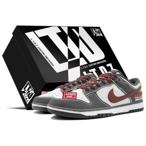 Кроссовки Nike Dunk Skateboarding Shoes Men Low-top Red, серый