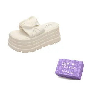 Alxnan Женские противоскользящие шлепанцы бежевые, цвет Beige