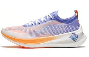 Кроссовки Feidian 2 Elite женские с низким верхом, стандартные, белые/флуоресцентные, с вышивкой, сине-фиолетовые Lining