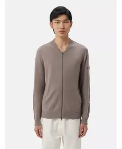 Мужской кардиган из 100% кашемира Gobi Cashmere, серый