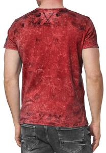 Футболка в классном поношенном дизайне RUSTY NEAL, цвет Weinrot