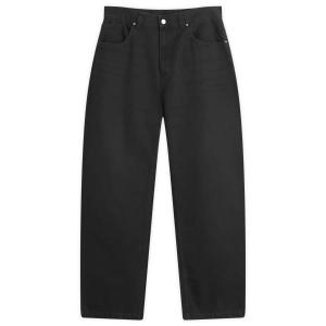 Свободные зауженные парусиновые брюки Brandon Carhartt Wip, черный grind wash