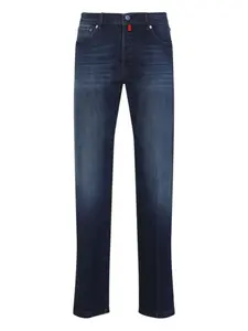 Джинсы с карманами Kiton, синий