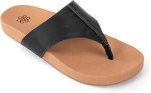 Сандалии Sak Everly Slide - женские модные босоножки на плоской подошве с мягкой амортизирующей стелькой - пляжные слипоны для повседневной носки The Sak, черный