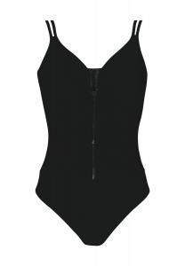 Регулируемый однотонный купальник для женщин SUNFLAIR, черный