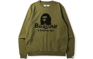 Barbour X BAPE Barbour Толстовка мужская A Bathing Ape, зеленый