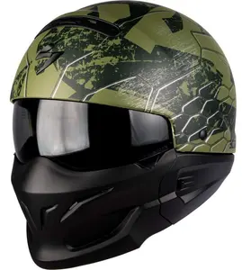 Шлем Scorpion Exo Combat Ratnik, Black Matt/Green