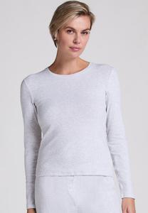 Пижамный топ Hunkemöller POINTELLE LONG-SLEEVED, Grey/Multi-Coloured