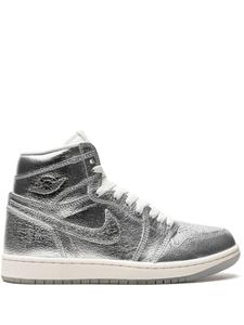 Кроссовки Air 1 High OG Metallic Silver Jordan, серебристый