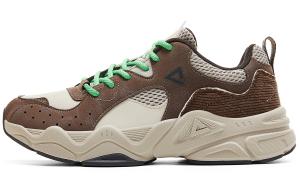 PEAK Легкие низкие повседневные мужские туфли, увеличивающие рост, кофейно-бежевого цвета