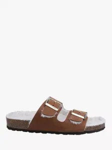 Тапочки Hush Puppies Jessie Suede Wool Lined Sandal, цвет tan