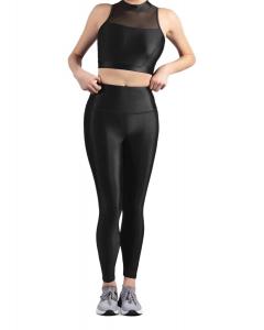 Женские леггинсы Mirella Glow 7/8 черные Bloch