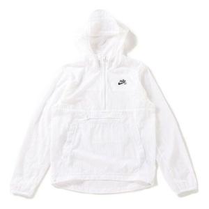 Куртка sb anorak jacket half zipper ultra thin athleisure casual sports white Nike, белый