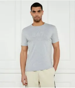 Футболка regular fit Ea7, серый