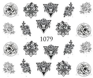 Водные наклейки для ногтей - №1079, inna