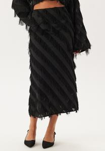 Юбка-карандаш FRINGE Bubbleroom, черный