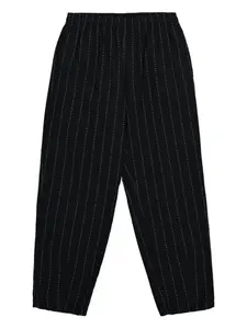 Брюки в тонкую полоску Neighborhood, черный