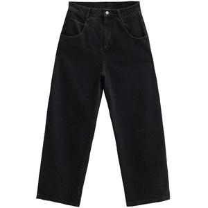 Джинсы унисекс NANDCHN, серый черный