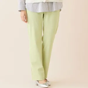 Можно стирать, сделано в Японии: прямые брюки из смесовой хлопковой ткани (желтые) Lobjie