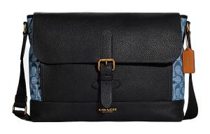COACH Кожаный мессенджер через плечо