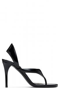 Черные босоножки на каблуке Infradito ALAÏA