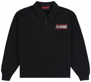 Толстовка-поло Pleasures Gentle, черная