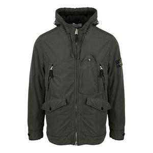 Куртка david light-tc micropile jacket 'olive' Stone Island, зеленый
