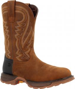 Мужские рабочие ботинки Durango Maverick Xp с стальным носком, водонепроницаемые, вестерн, коричневый