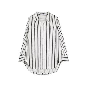 ELLE Рубашка Women's Stripes Lapel
