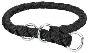 Нейлоновый тренировочный ошейник Trixie, новый круглый ошейник Cavo, черный 39-45см х 12мм Trixie, цвет черный