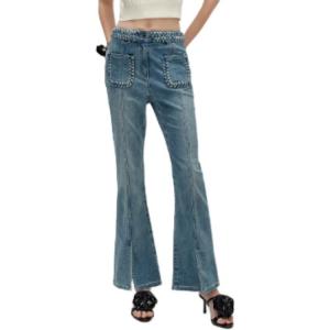 Джинсы KARL LAGERFELD SS24 женские голубые KARL LAGERFELD / Karl Lagerfeld Jeans